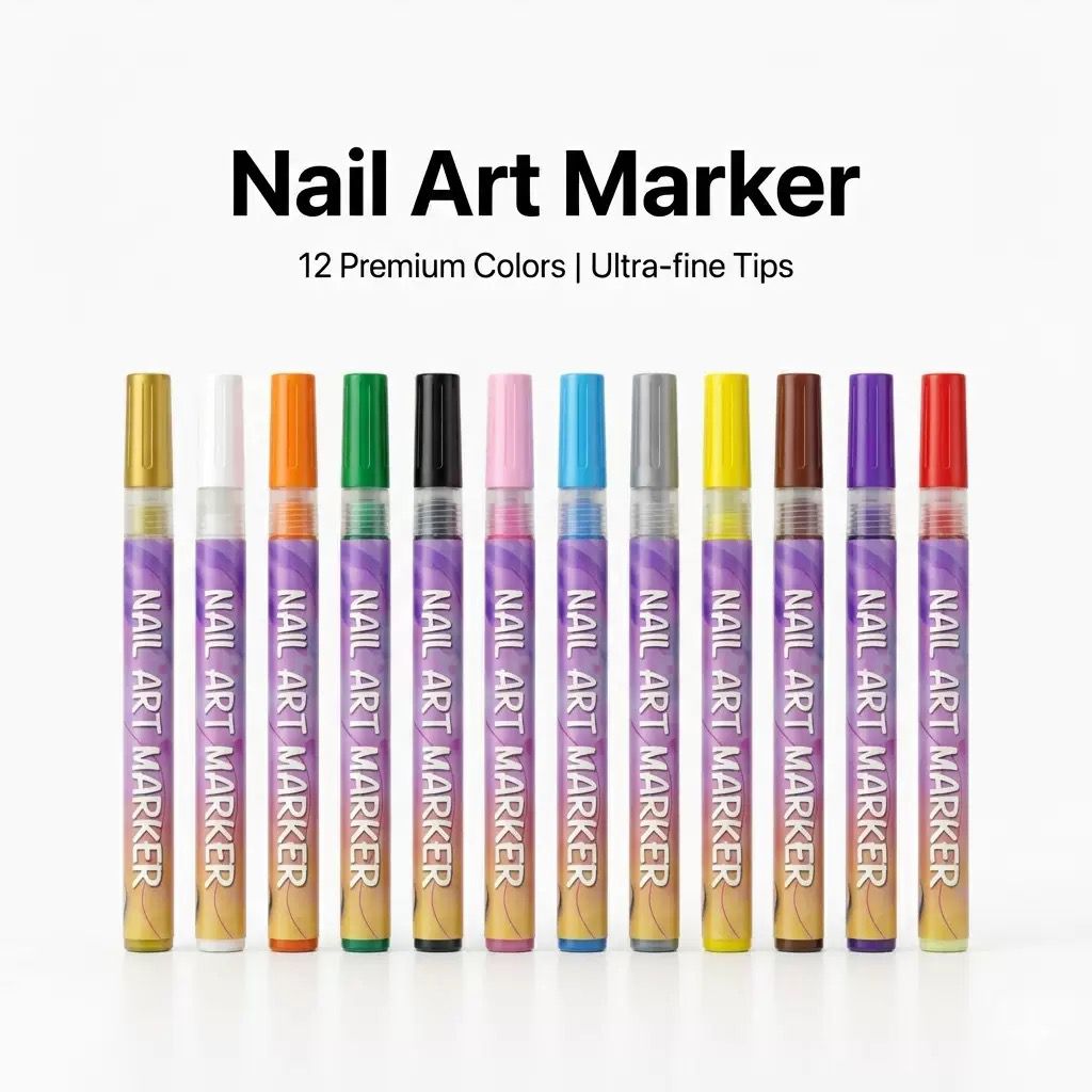 AGOTADO - Atención a nuevo lanzamiento - Nail Art Markers - Dibuja, decora y luce tus uñas con tu estilo