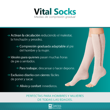 Vital Socks Medias de Compresión L - XL