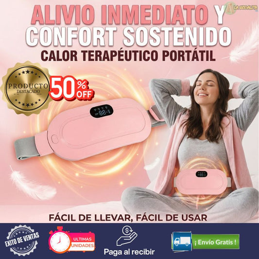 Cinturon Masajeador Térmico para Cólicos Menstruales