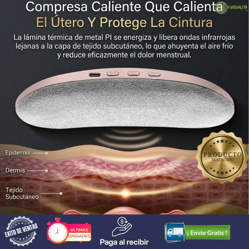 Cinturon Masajeador Térmico para Cólicos Menstruales