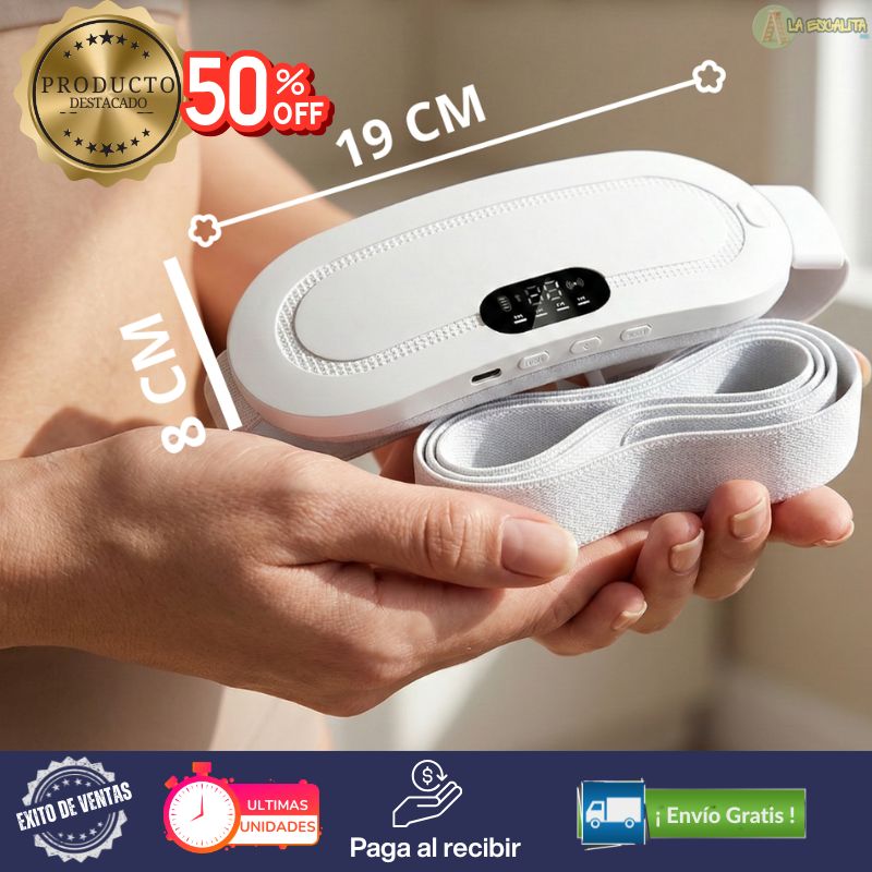 Cinturon Masajeador Térmico para Cólicos Menstruales