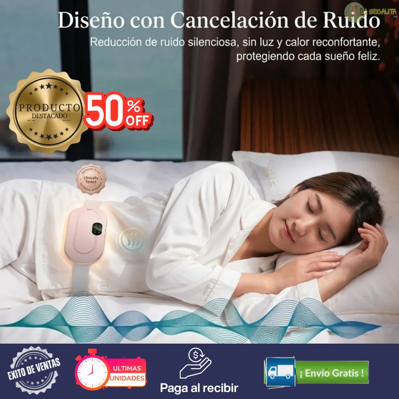 Cinturon Masajeador Térmico para Cólicos Menstruales