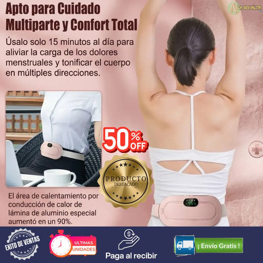 Cinturon Masajeador Térmico para Cólicos Menstruales