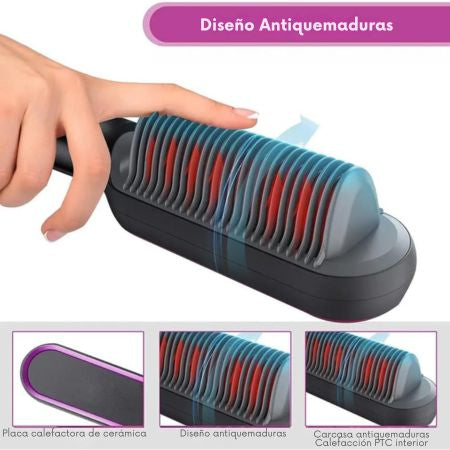 Cepillo Alisador 2 en 1