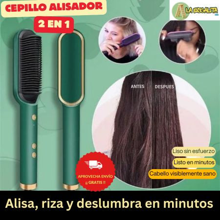 Cepillo Alisador 2 en 1
