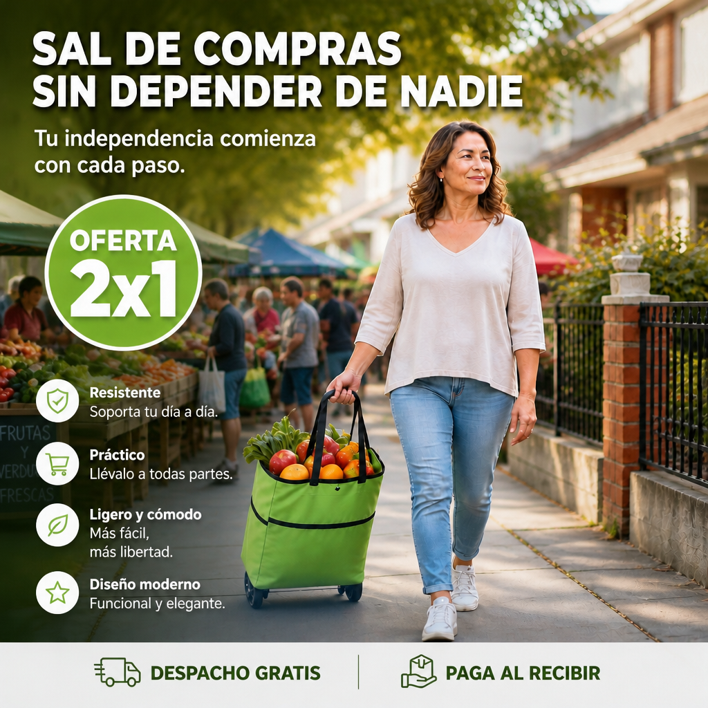 Flexicart - El bolso que se convierte en carrito
