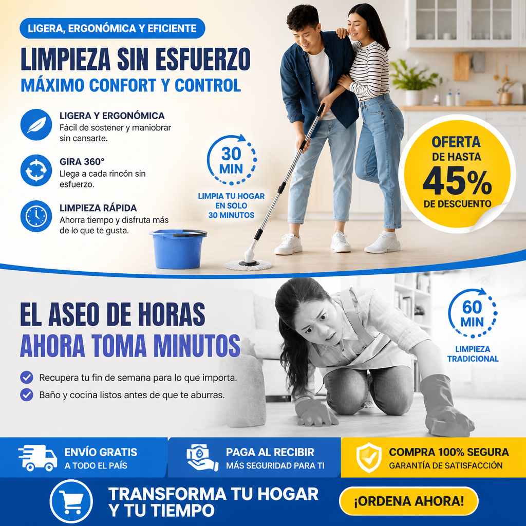 GiraClean - Rincones limpios sin agacharte
