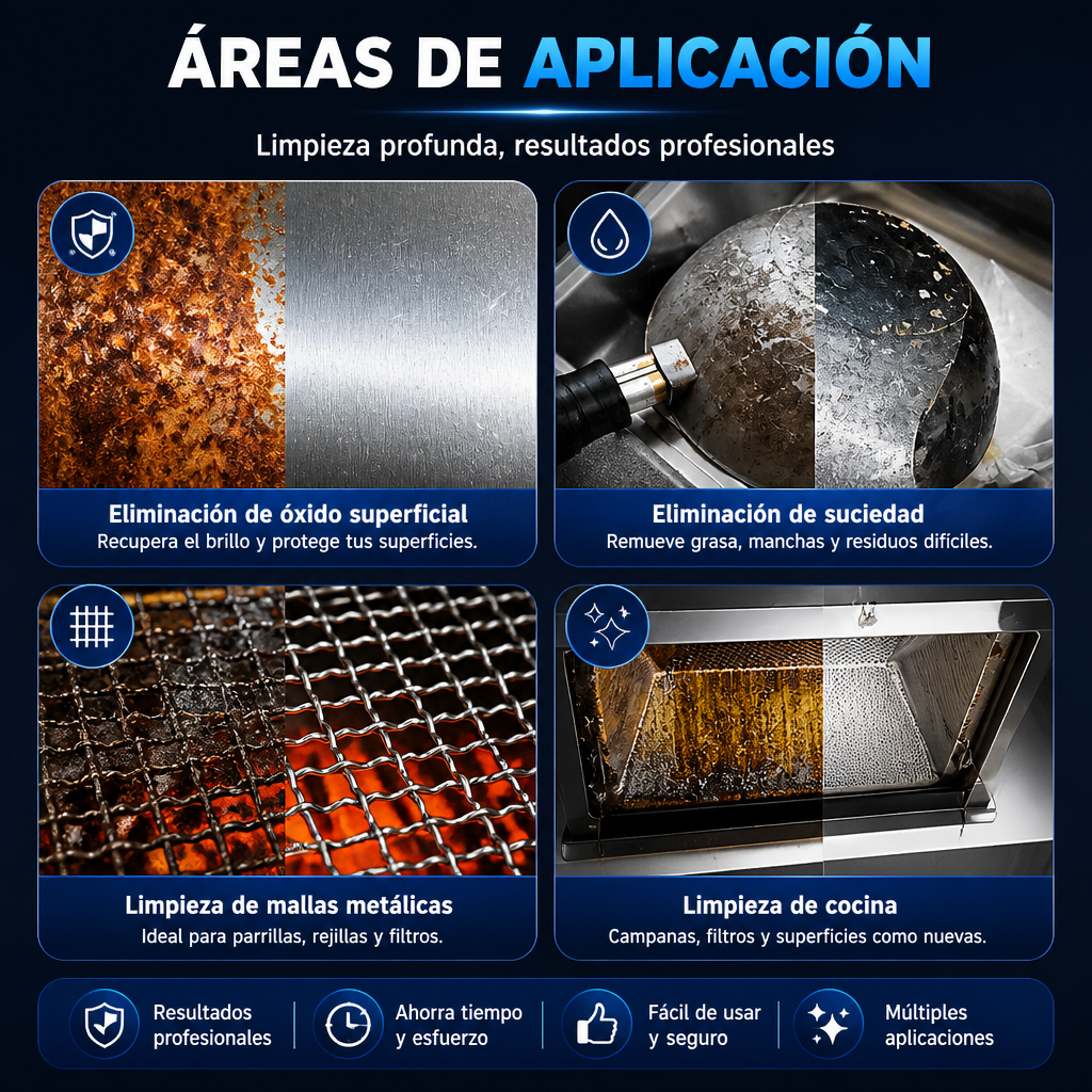 Cepillo Eléctrico LIMPIA PARRILLAS