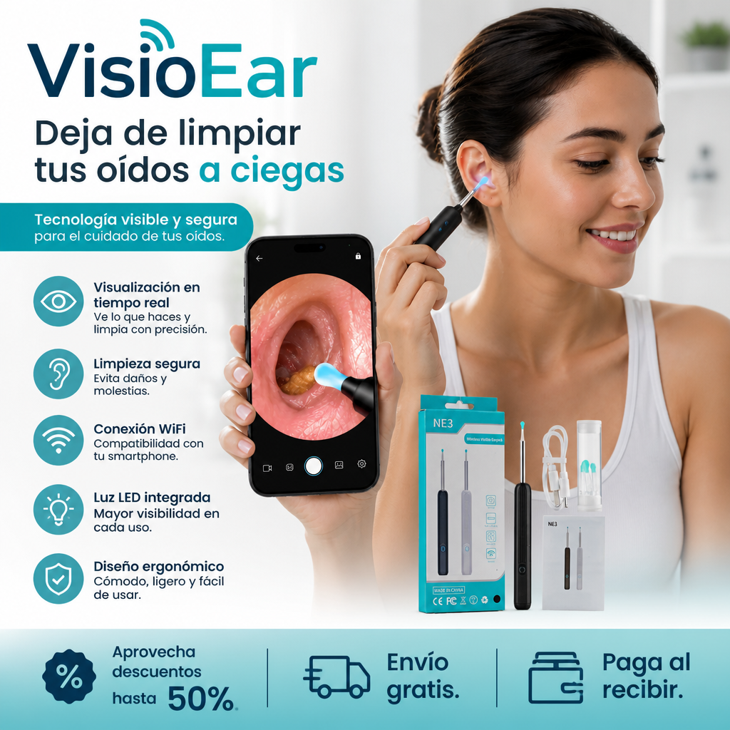 VisioEar - Limpia tus oídos viendo todo en tu celular