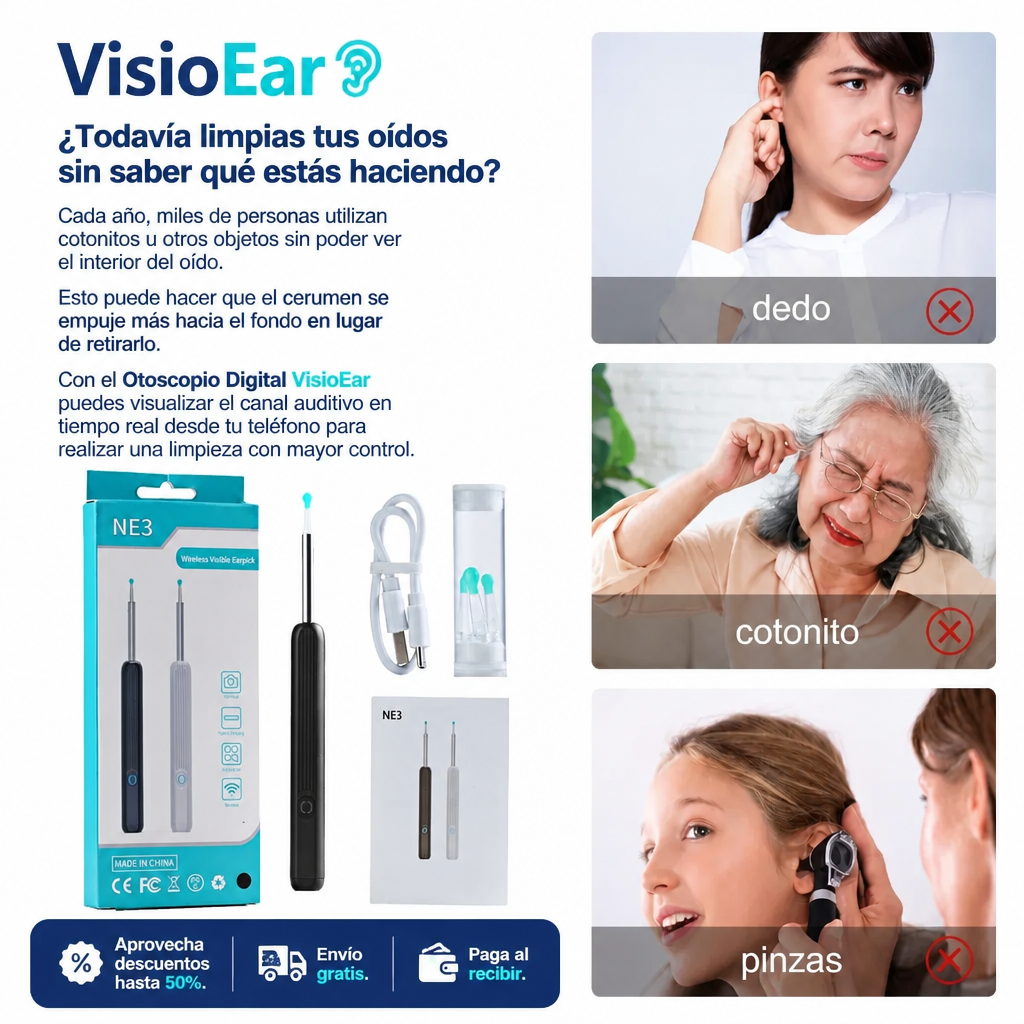 VisioEar - Limpia tus oídos viendo todo en tu celular