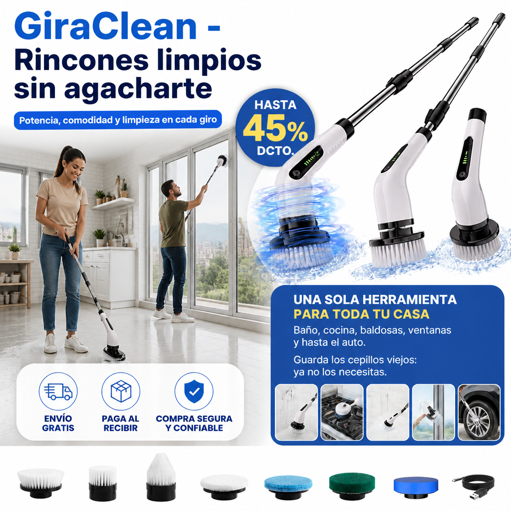 GiraClean - Rincones limpios sin agacharte