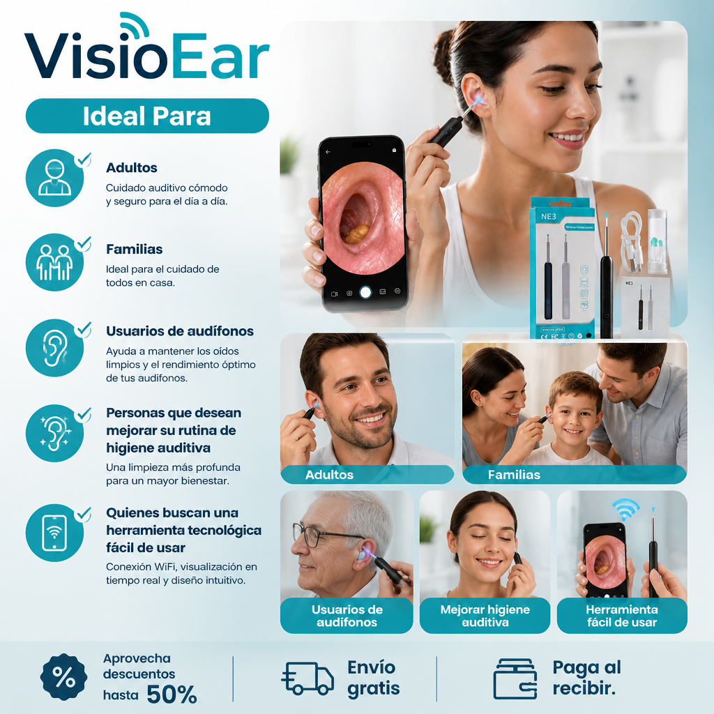 VisioEar - Limpia tus oídos viendo todo en tu celular