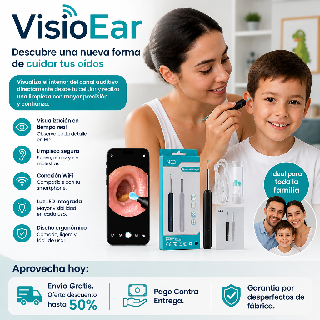 VisioEar - Limpia tus oídos viendo todo en tu celular