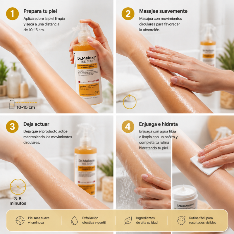 Dr. Melaxin Peel Shot – Exfolia y revela piel luminosa