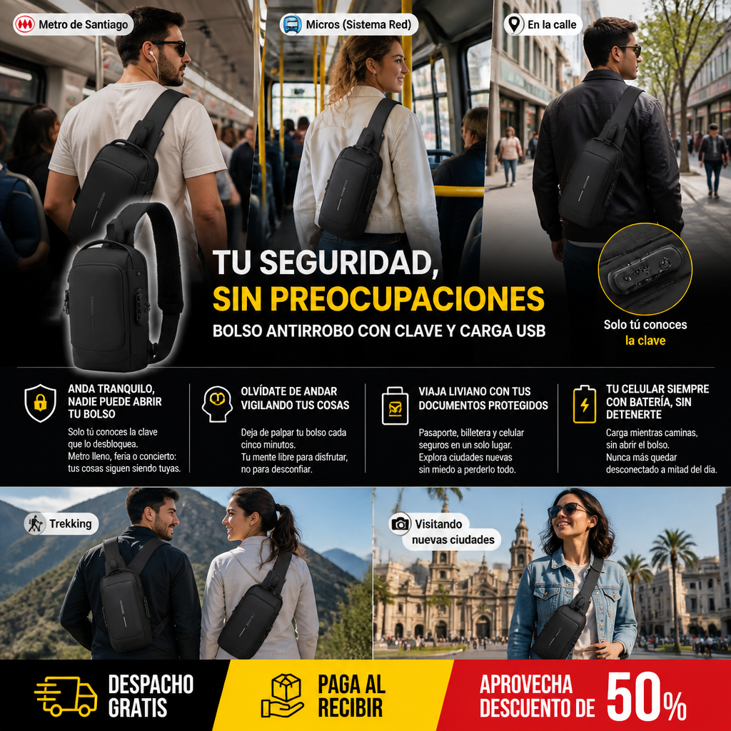 Fashion Lock - El bolso que solo tú puedes abrir