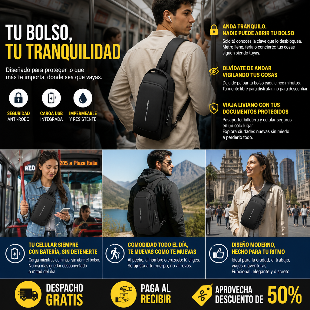 Fashion Lock - El bolso que solo tú puedes abrir