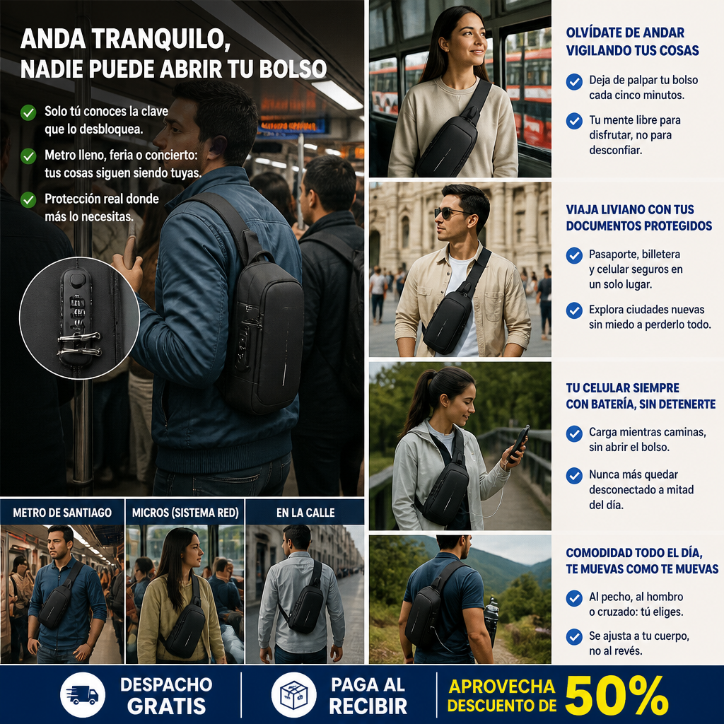 Fashion Lock - El bolso que solo tú puedes abrir
