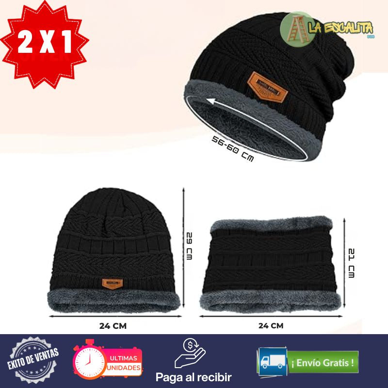 FROSTEX - Set de Gorro y Bufanda