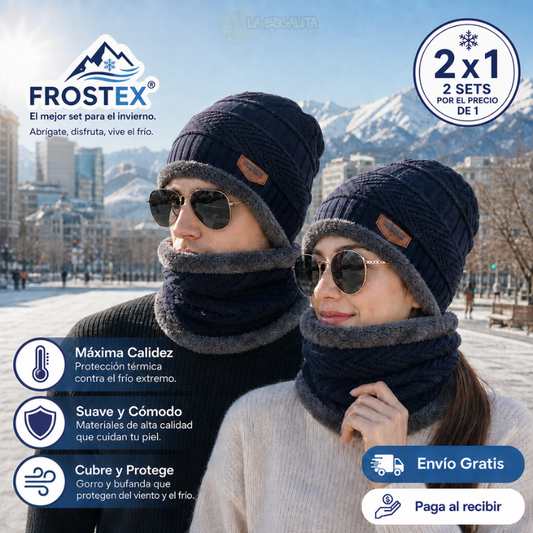 FROSTEX - Set de Gorro y Bufanda