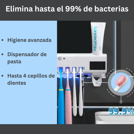 Soporte Esterilizador Cepillo De Dientes