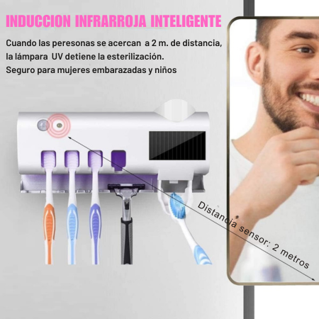 Soporte Esterilizador Cepillo De Dientes