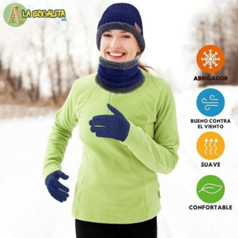 FROSTEX - Set de Gorro y Bufanda